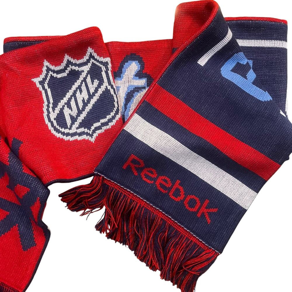 Chicago Blackhawks Red Wings Reebok 2009 Wrigley Field Winter Classic Knit Scarf